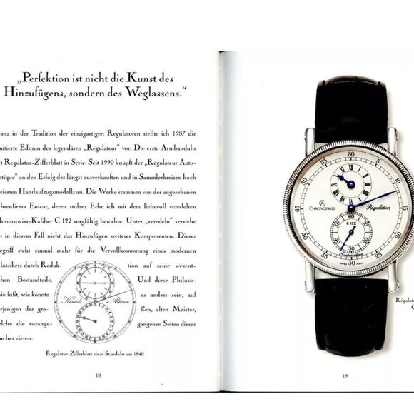 Chronoswiss Watch Catalogue Signs of the Times Hardback Book - Picture 7 of 10